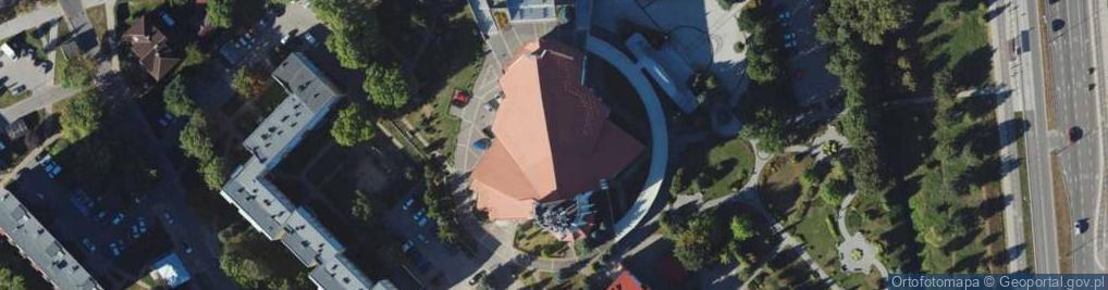 Zdjęcie satelitarne Miłosierdzia Bożego