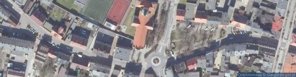 Zdjęcie satelitarne Najświętszego Imienia Jezus i Niepokalanego Poczęcia NMP