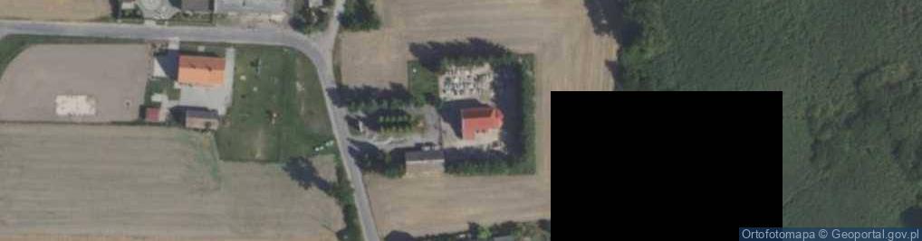 Zdjęcie satelitarne Najświętszego Imienia Jezus, NMP i św. Józefa