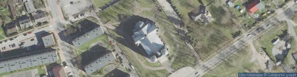 Zdjęcie satelitarne Najświętszego Serca Jezusa
