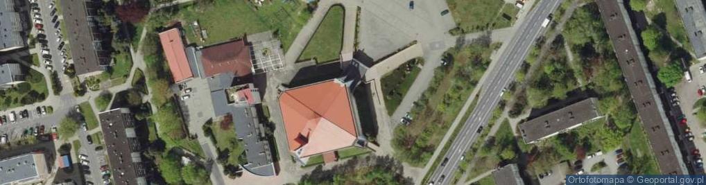 Zdjęcie satelitarne Najświętszego Serca Jezusa