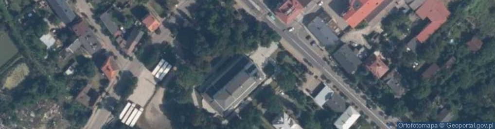 Zdjęcie satelitarne Najświętszego Serca Pana Jezusa, parafia św. Mikołaja