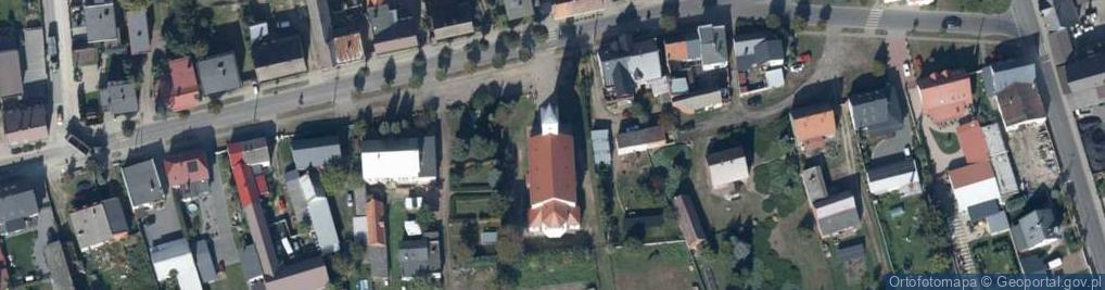 Zdjęcie satelitarne Najświętszego Serca Pana Jezusa