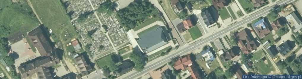 Zdjęcie satelitarne Najświętszego Serca Pana Jezusa