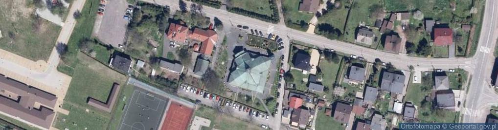 Zdjęcie satelitarne Najświętszego Serca Pana Jezusa