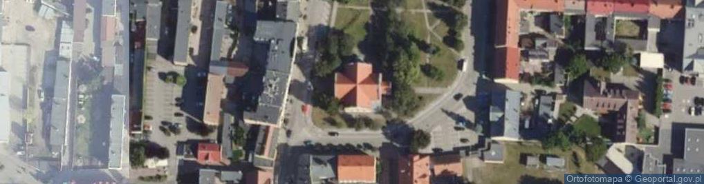 Zdjęcie satelitarne Najświętszego Serca Pana Jezusa