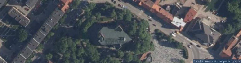 Zdjęcie satelitarne Najświętszej Maryi Panny Królowej Polski