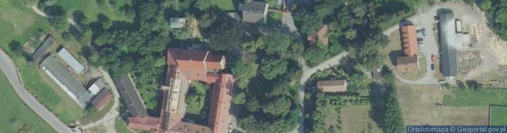 Zdjęcie satelitarne Najświętszej Maryi Panny, Opactwo św. Wojciecha
