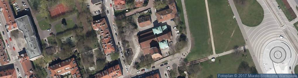 Zdjęcie satelitarne Nawiedzenia NMP