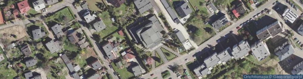 Zdjęcie satelitarne Niepokalanego Poczęcia NMP i św. Maksymiliana Kolbe
