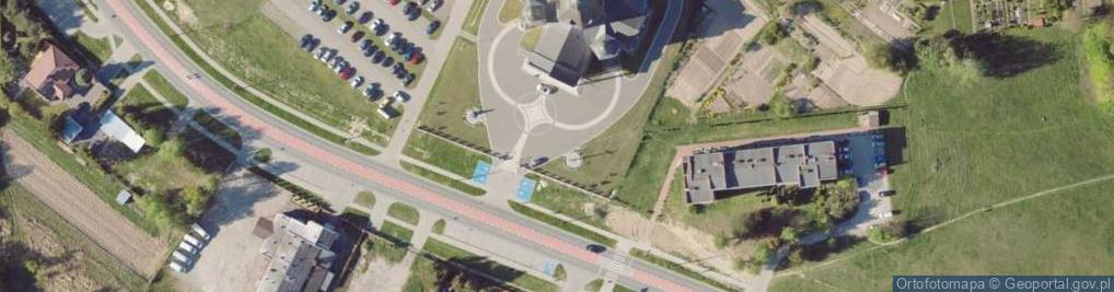 Zdjęcie satelitarne Opatrzności Bożej