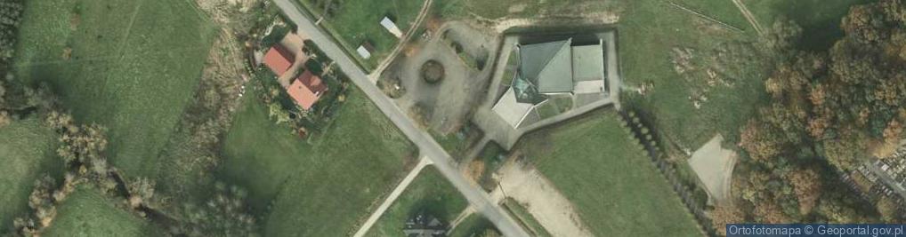 Zdjęcie satelitarne p.w. Chrystusa Króla