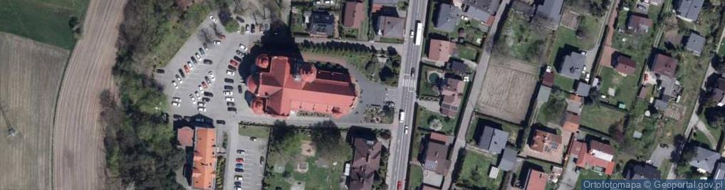 Zdjęcie satelitarne p.w. Najświętszego Serca Pana Jezusa