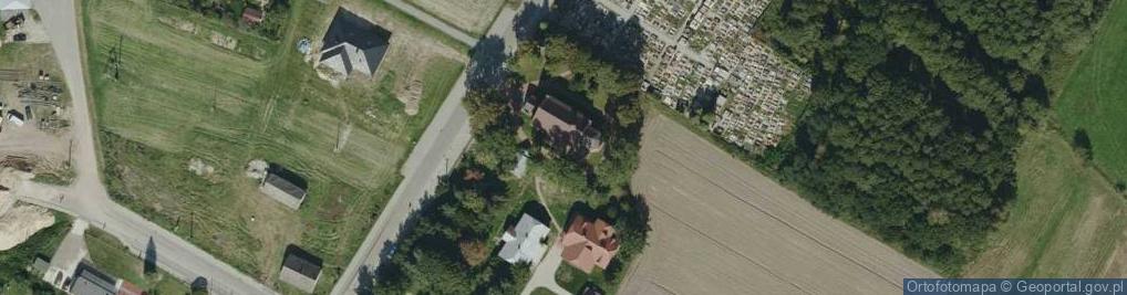 Zdjęcie satelitarne p.w. NMP Szkaplerznej