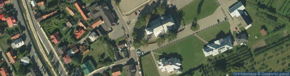 Zdjęcie satelitarne p.w. św. Jana Chrzciciela