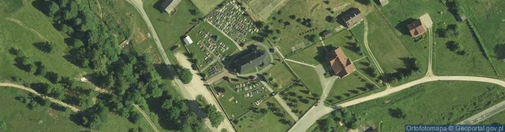 Zdjęcie satelitarne p.w. św. Michała Archanioła
