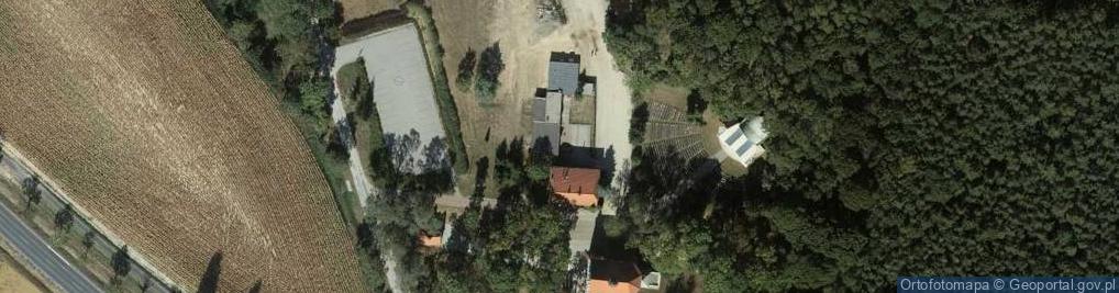 Zdjęcie satelitarne Pana Jezusa Ukrzyżowanego i MB Bolesnej