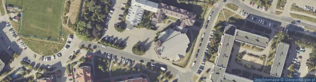 Zdjęcie satelitarne Pierwszych Męczenników Polski