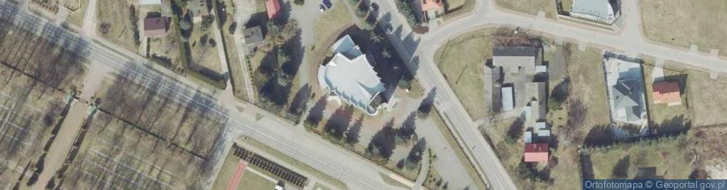 Zdjęcie satelitarne Podwyższenia Krzyża Świętego