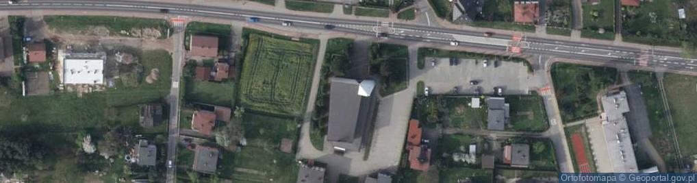 Zdjęcie satelitarne Podwyższenia Krzyża Świętego