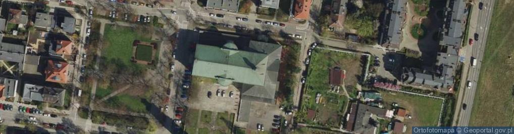 Zdjęcie satelitarne pw. Zmartwychwstania Pańskiego