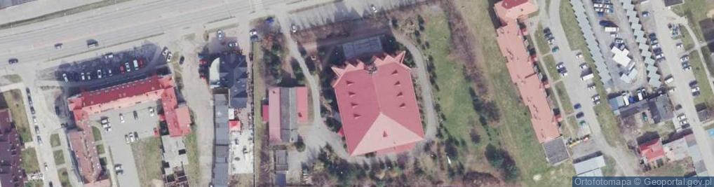 Zdjęcie satelitarne Sanktuarium Bożego Miłosierdzia