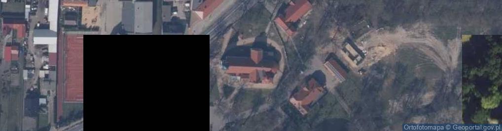 Zdjęcie satelitarne Sanktuarium Matki Bożej Skalmierzyckiej