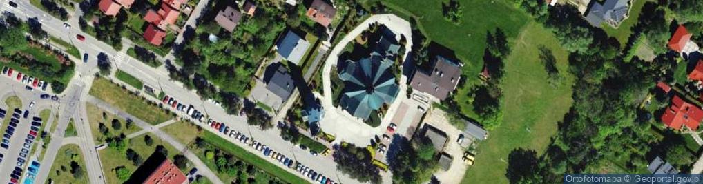 Zdjęcie satelitarne św. Andrzeja Boboli