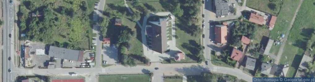 Zdjęcie satelitarne św. Andrzeja Boboli