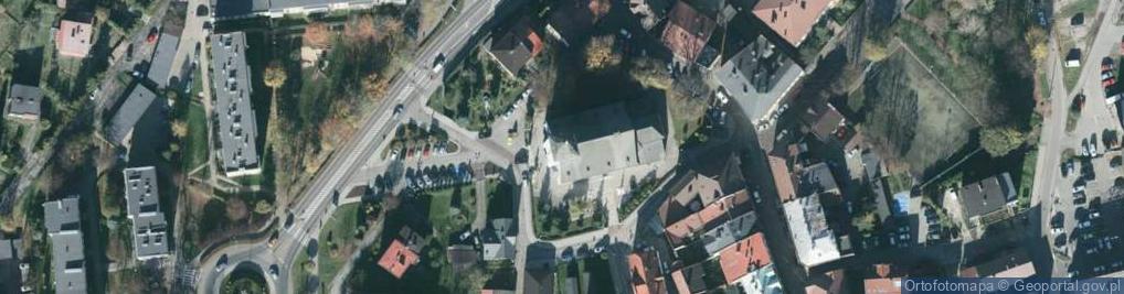 Zdjęcie satelitarne św. Apostołów Piotra i Pawła
