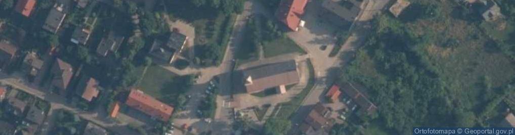 Zdjęcie satelitarne św. Apostołów Piotra i Pawła