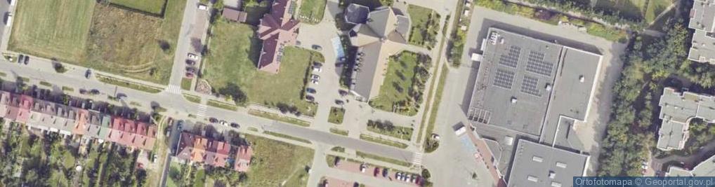 Zdjęcie satelitarne św. Faustyny Kowalskiej - Salezjanie