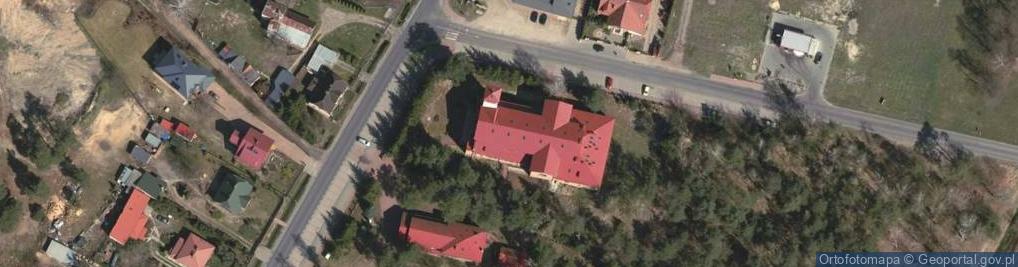 Zdjęcie satelitarne św. Faustyny