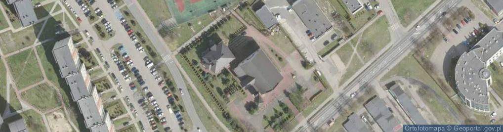 Zdjęcie satelitarne św. Jadwigi Królowej