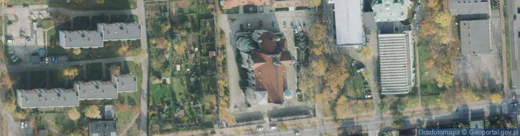 Zdjęcie satelitarne św. Józefa Rzemieślnika