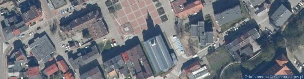 Zdjęcie satelitarne św. Katarzyny i św. Jana Chrzciciela