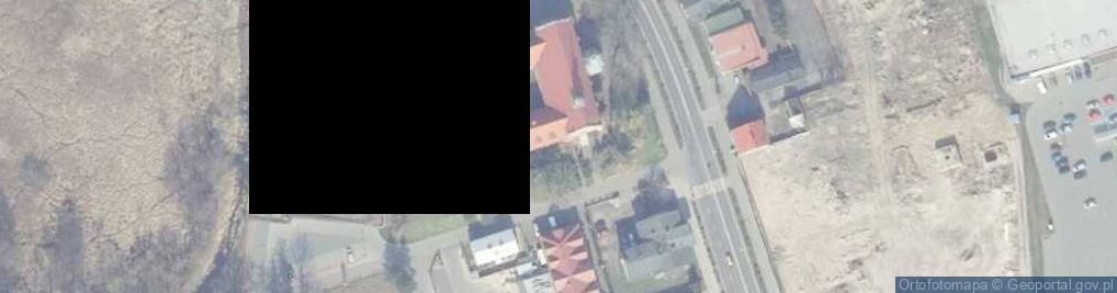 Zdjęcie satelitarne św. Krzyża