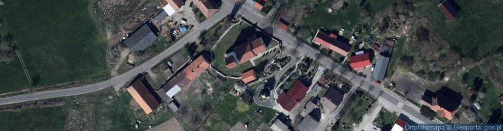 Zdjęcie satelitarne św. Marcina - filialny