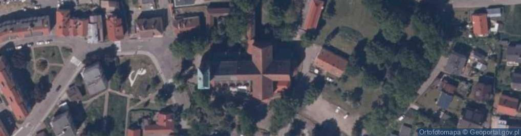 Zdjęcie satelitarne św. Ottona, Sanktuarium Pana Jezusa Ukrzyżowanego i MB Bolesnej