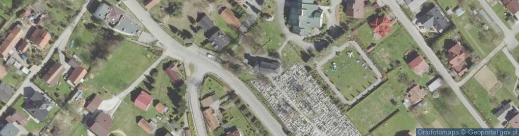 Zdjęcie satelitarne św. Rocha - stary