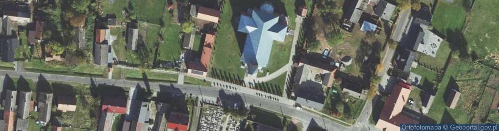 Zdjęcie satelitarne św. Stanisława biskupa i męczennika