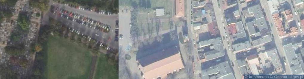 Zdjęcie satelitarne Św. Stanisława Kostki