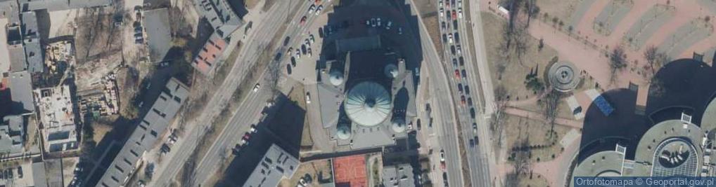 Zdjęcie satelitarne św. Teresy od Dzieciątka Jezus i św. Jana Bosko