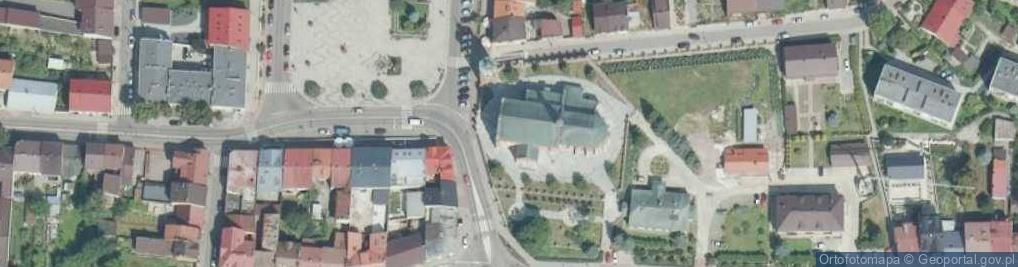 Zdjęcie satelitarne Wniebowzięcia Najświętszej Maryi Panny, św. Jana Chrzciciela