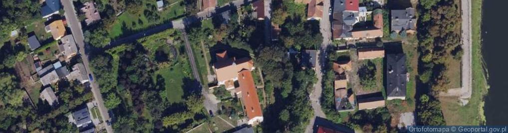 Zdjęcie satelitarne Znalezienia Krzyża Świętego