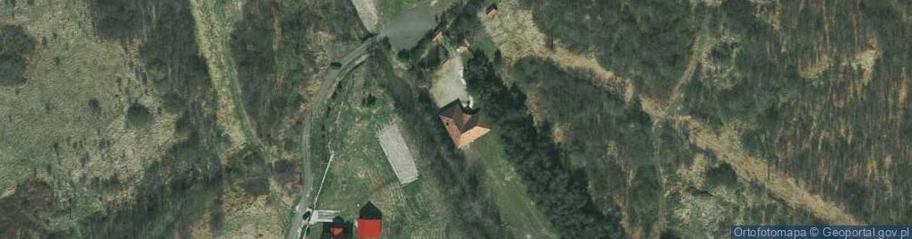 Zdjęcie satelitarne Gospoda nad Zimną Rzeczką