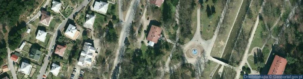 Zdjęcie satelitarne Sanatorium Rymanów - wilia Opatrzność