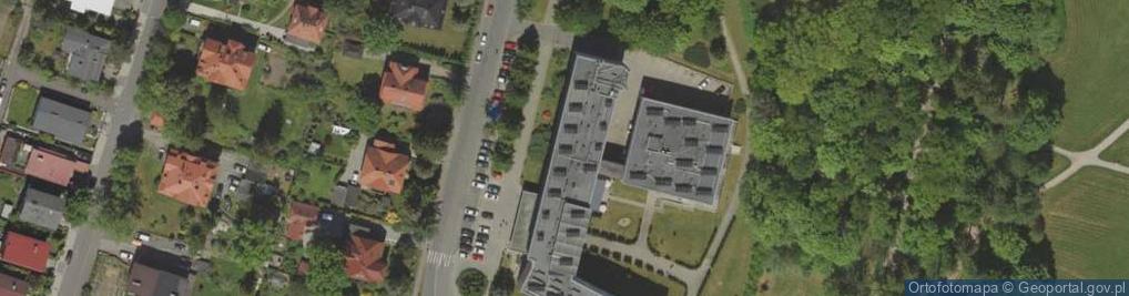 Zdjęcie satelitarne SP ZOZ Sanatorium Uzdrowiskowe MSWiA Agat
