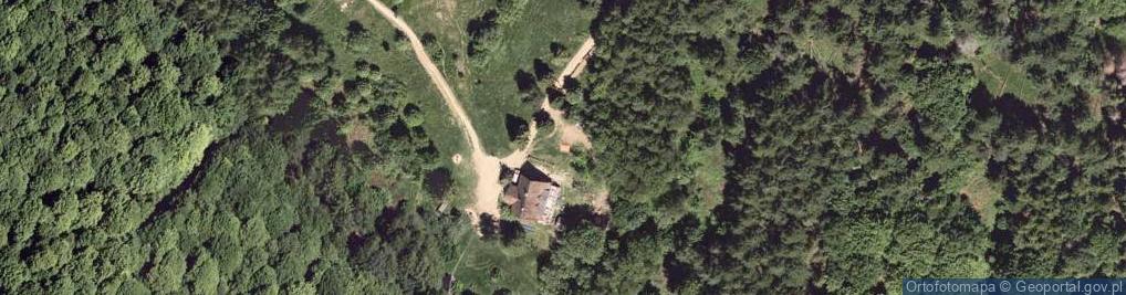 Zdjęcie satelitarne Bacówka pod Małą Rawką