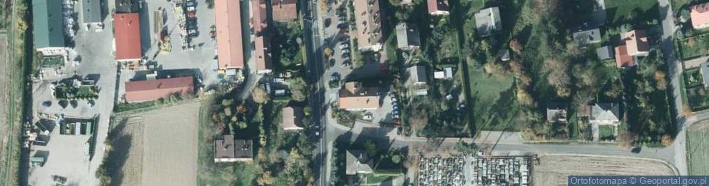 Zdjęcie satelitarne BS Wilamowice
